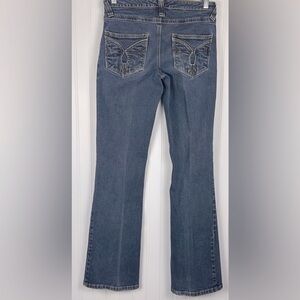 GEOGRAPHY Embellished Pocket Bootcut Blue Jeans Women’s 26 Long Inseam